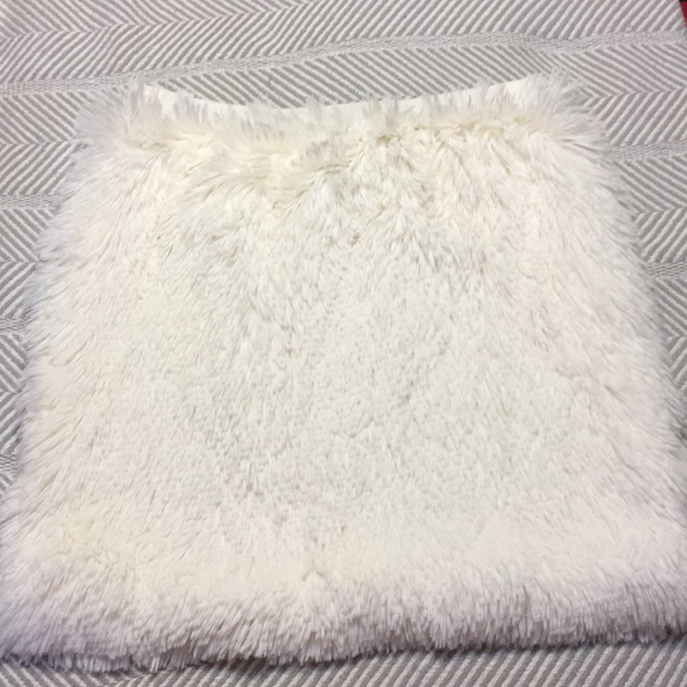 Foux Fur Short Skirt